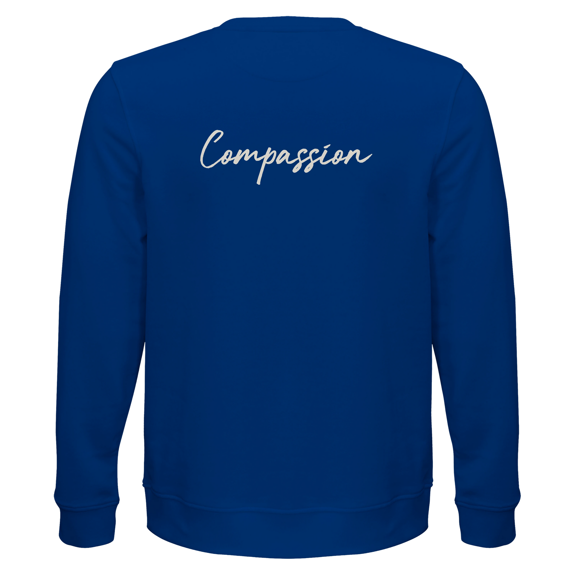 Compassion - "The Space We Share" Sweatshirt Royal Blue 2