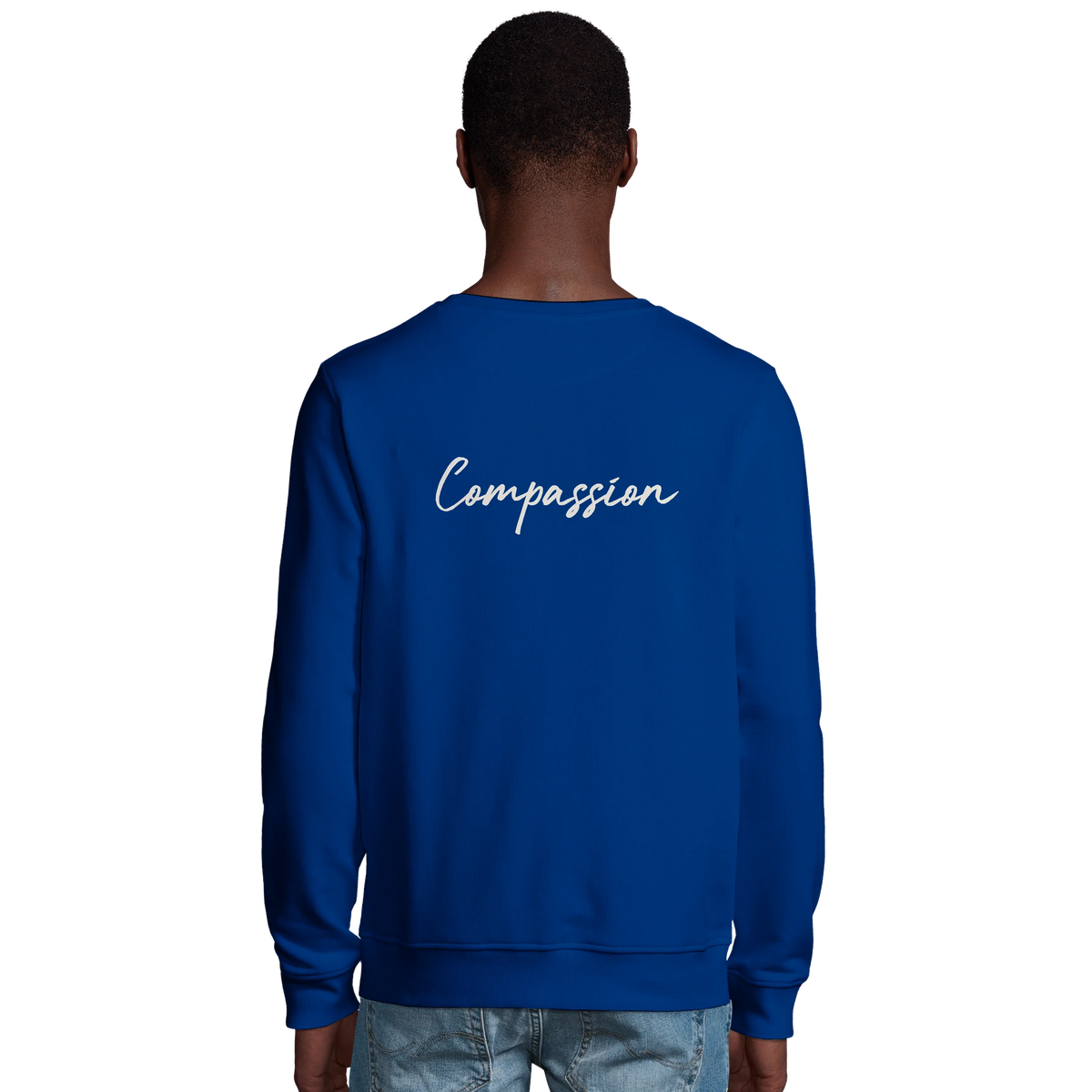 Compassion - "The Space We Share" Sweatshirt Royal Blue 4