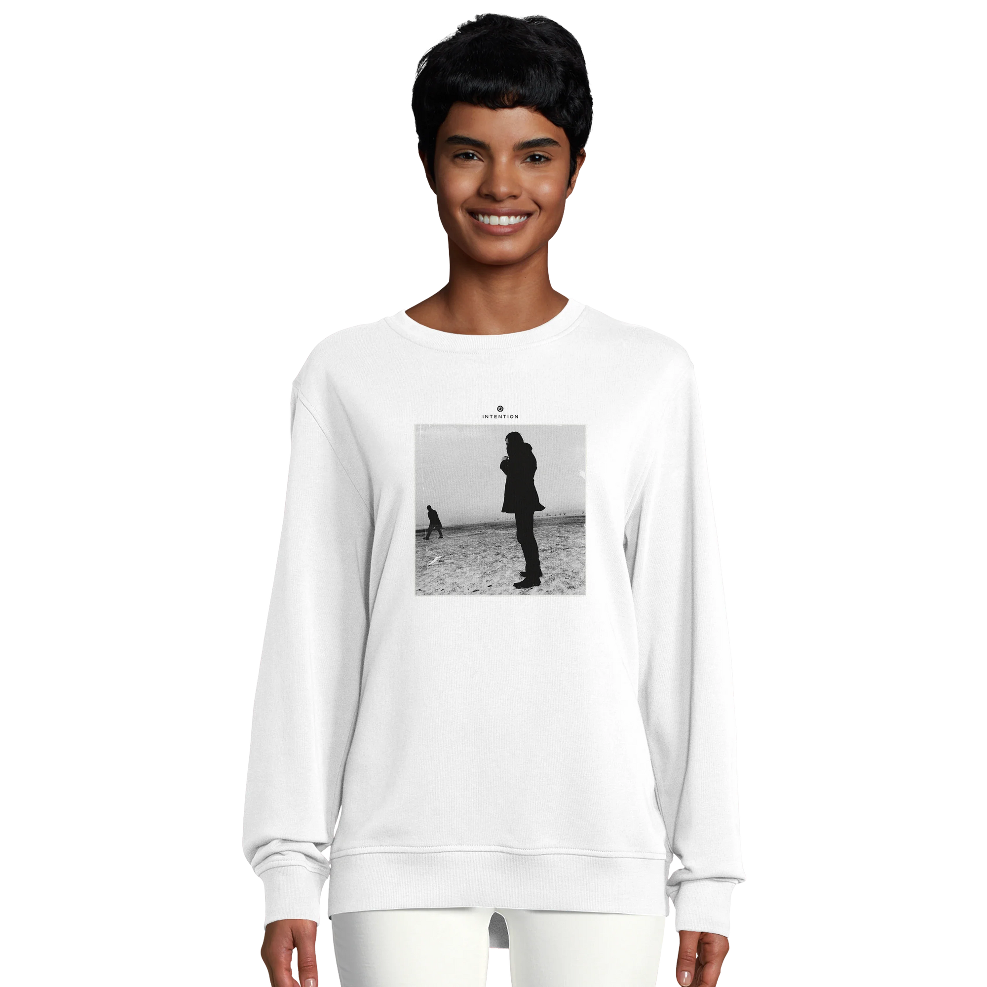 Compassion - "The Space We Share" Sweatshirt White 5