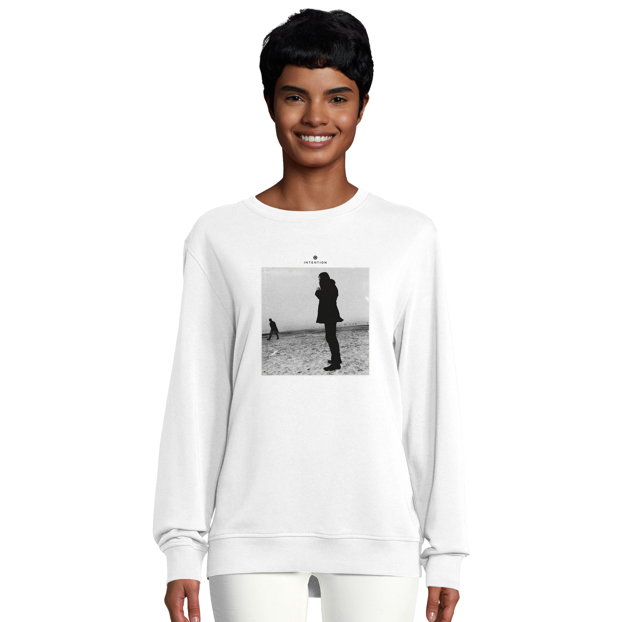Compassion - "The Space We Share" Sweatshirt White 5