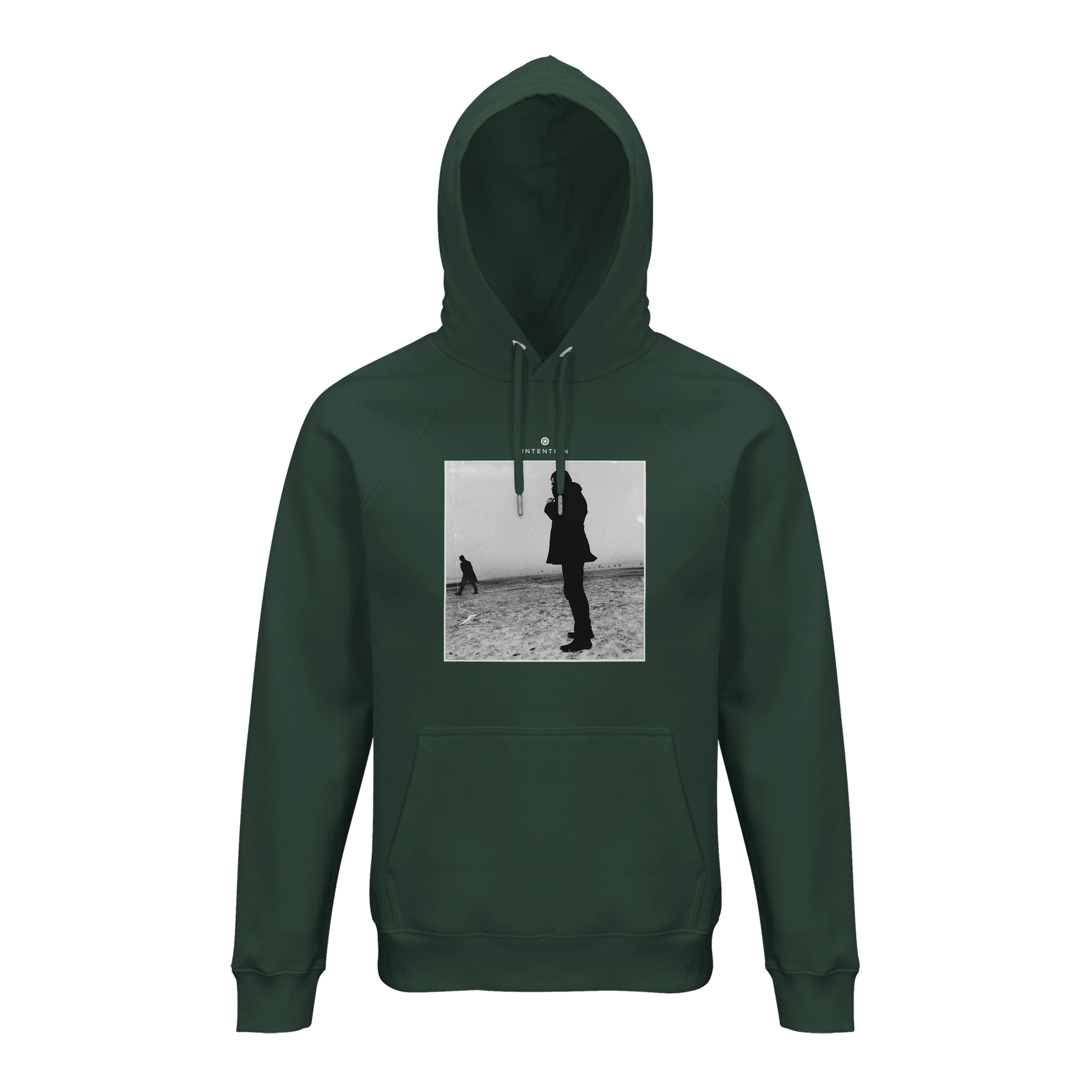 Compassion - "The Space We Share" Hoodie Bottle Green 1