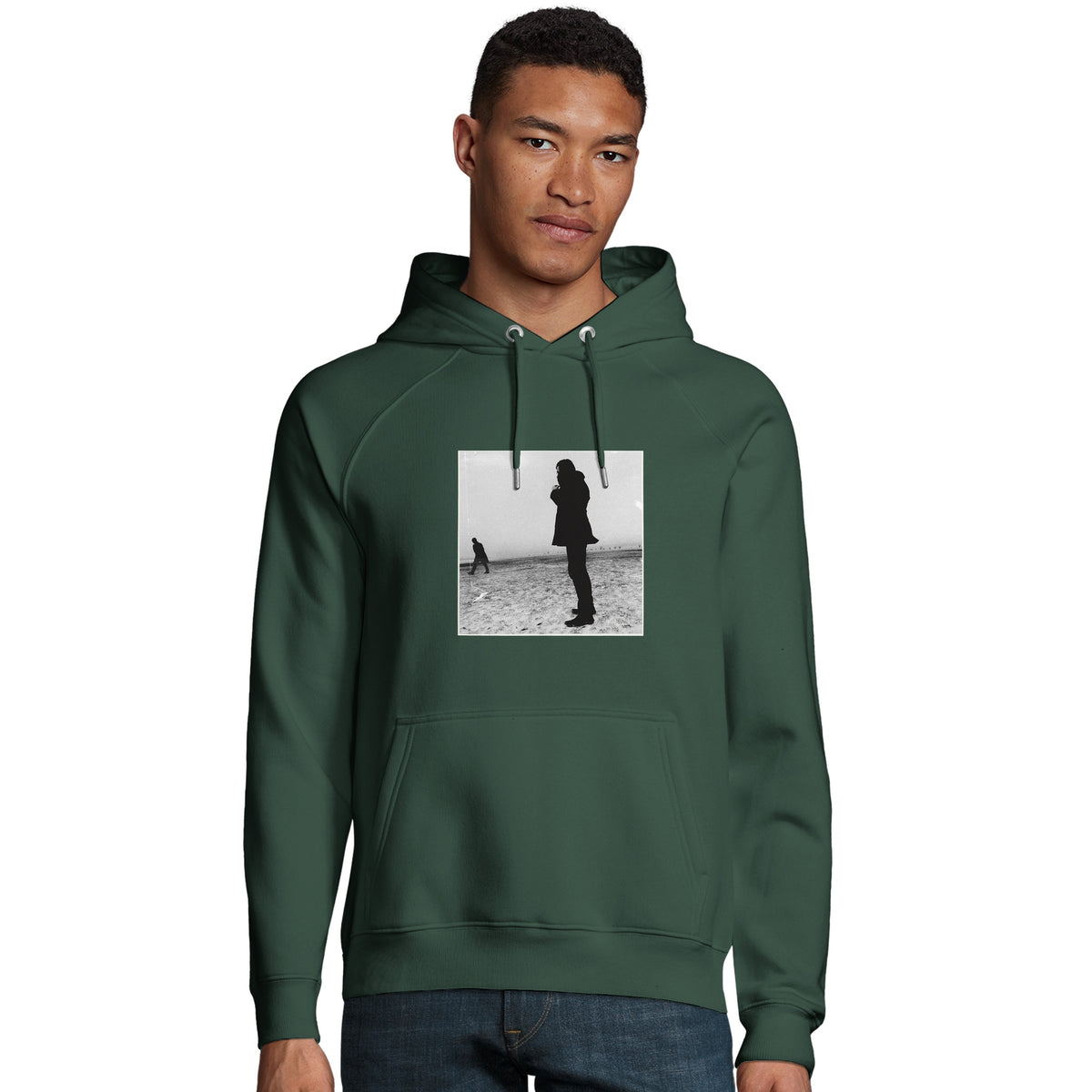 Compassion - "The Space We Share" Hoodie Bottle Green 3