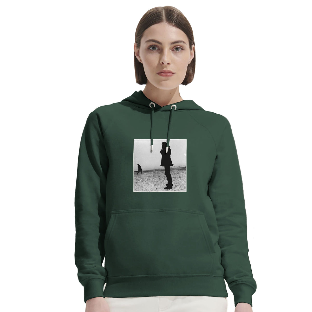 Compassion - "The Space We Share" Hoodie Bottle Green 5