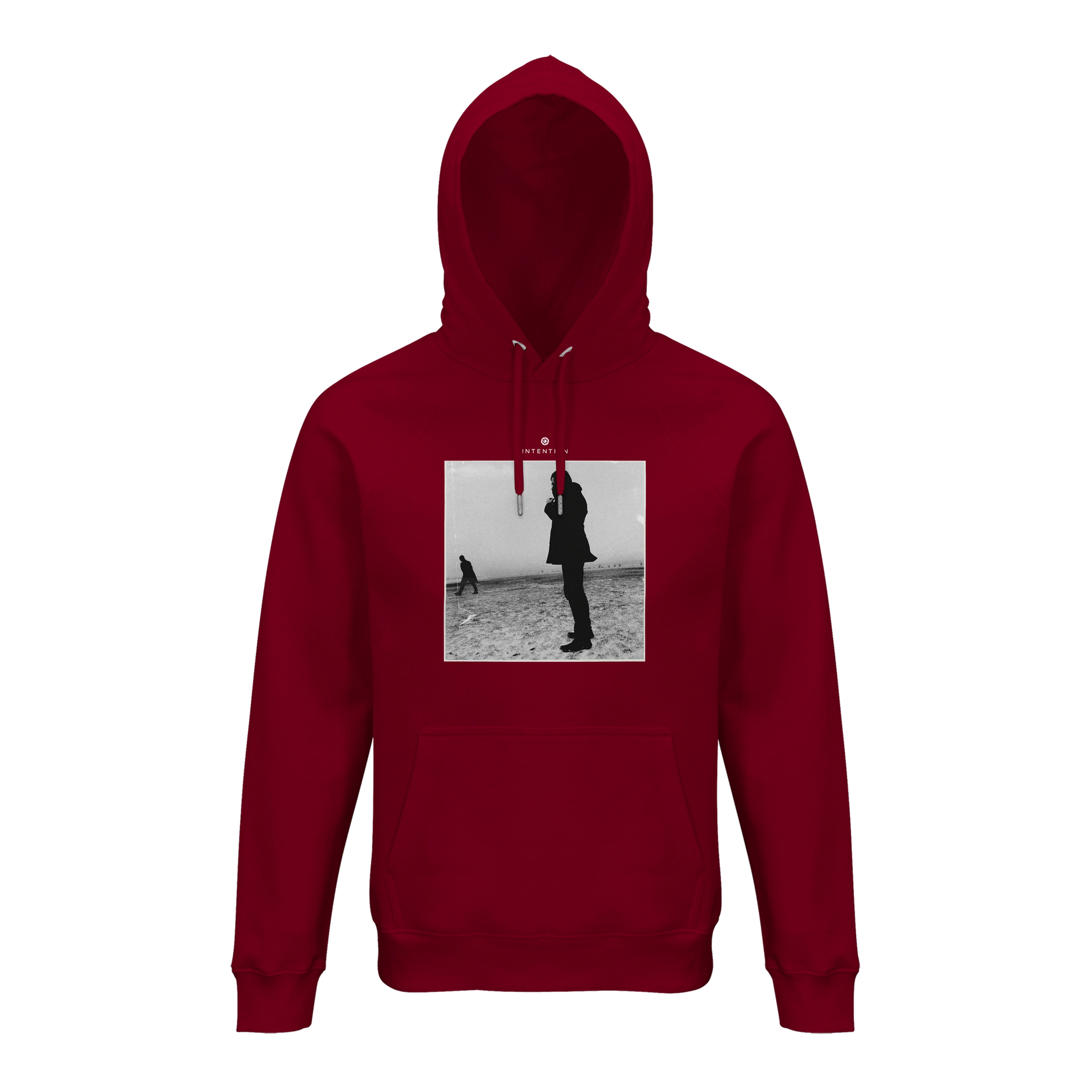 Compassion - "The Space We Share" Hoodie Burgundy 1