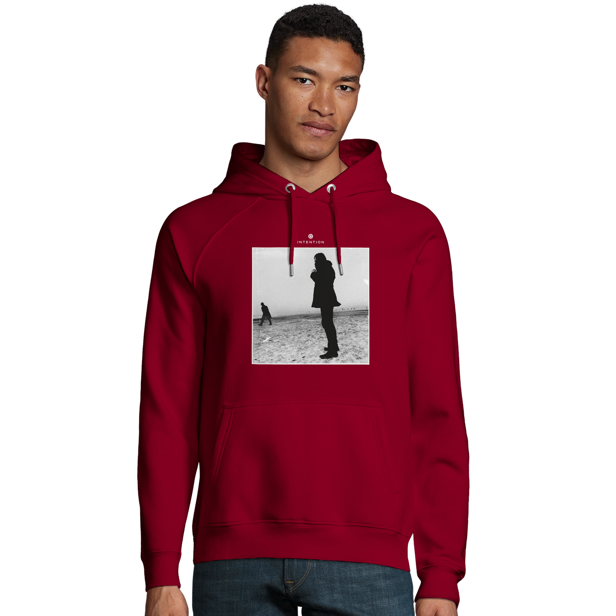 Compassion - "The Space We Share" Hoodie Burgundy 3