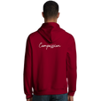 Compassion - "The Space We Share" Hoodie Burgundy 4