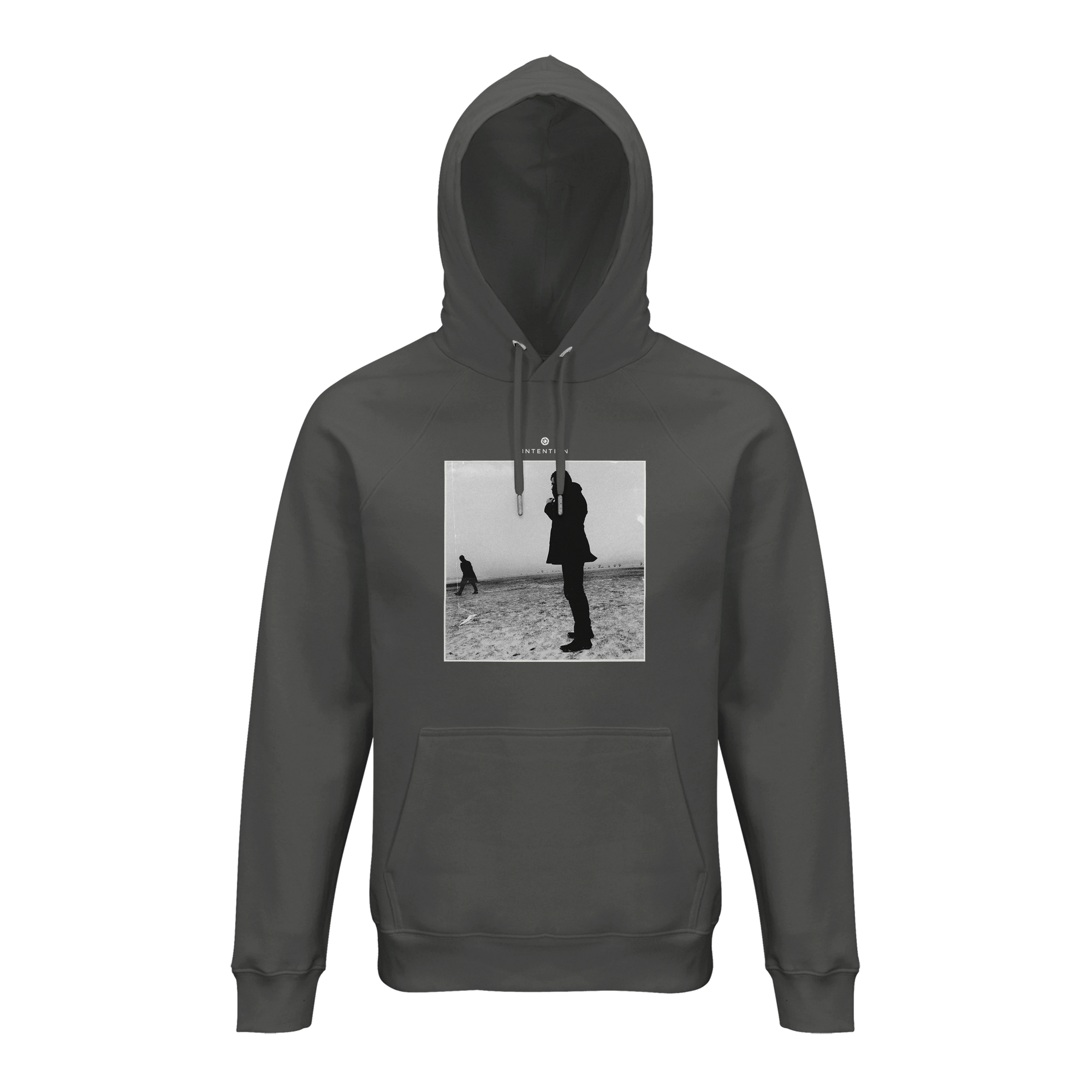 Compassion - "The Space We Share" Hoodie charcoal melange 1