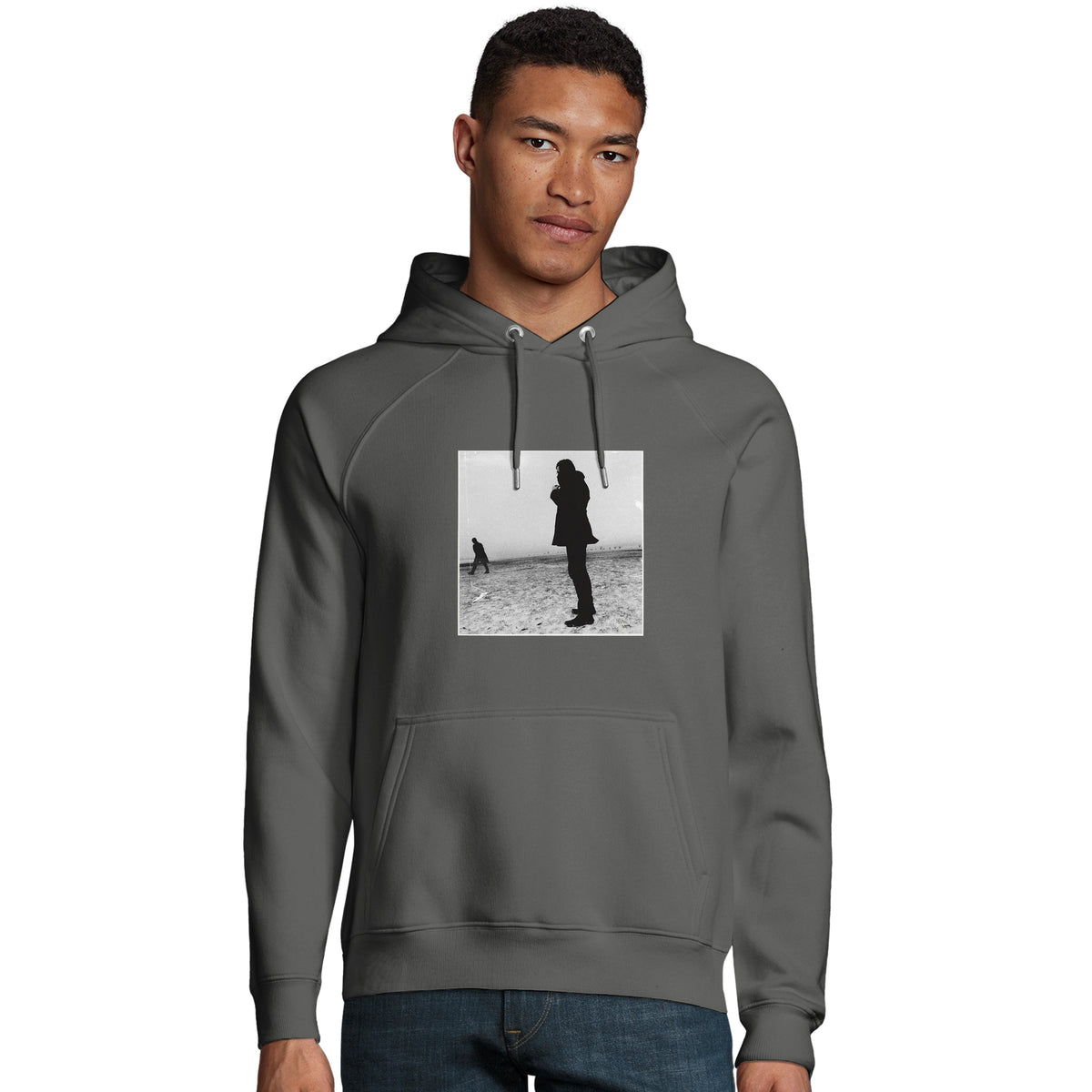 Compassion - "The Space We Share" Hoodie charcoal melange 3