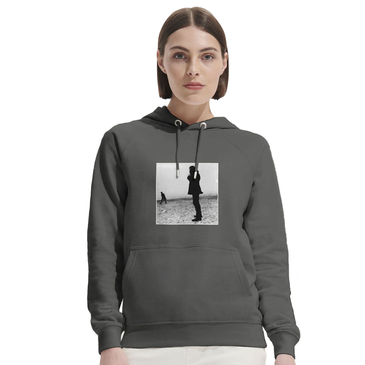 Compassion - "The Space We Share" Hoodie charcoal melange 5