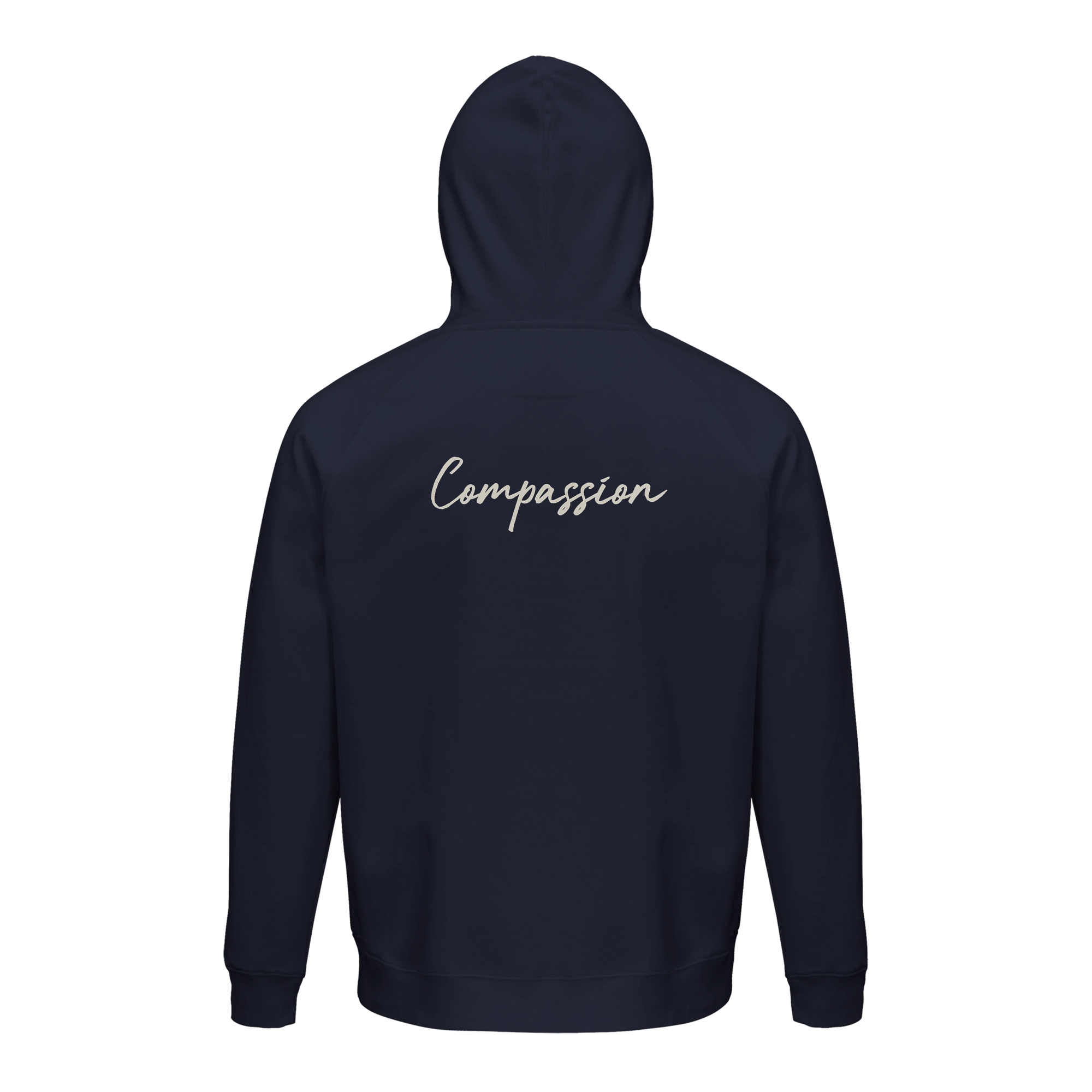 Compassion - "The Space We Share" Hoodie French Navy 2