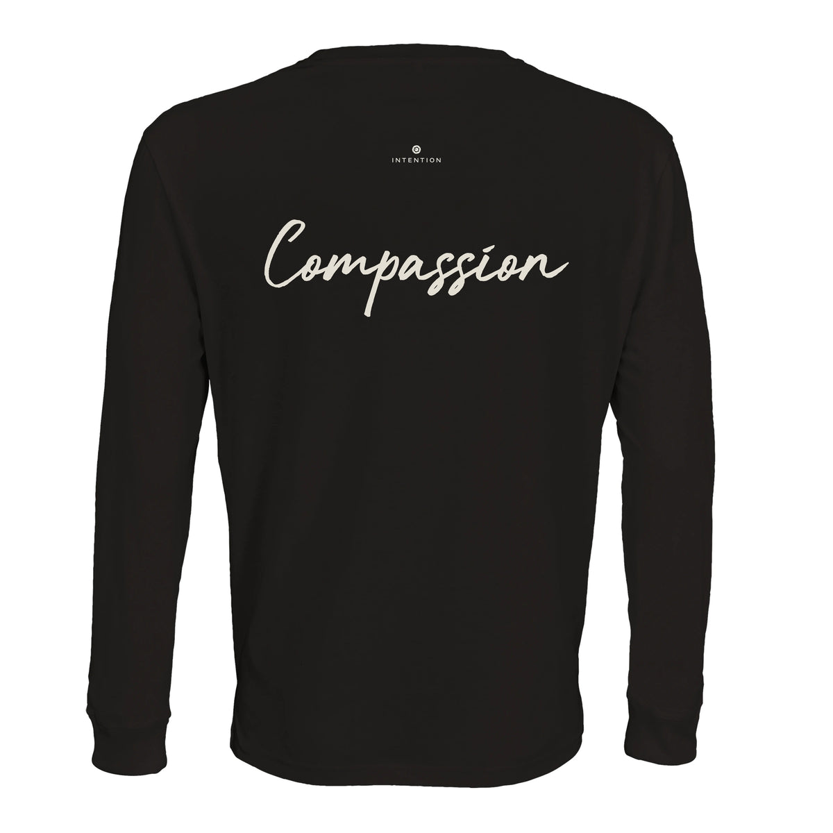 Compassion - "The Space We Share" Long sleeve Deep Black 2