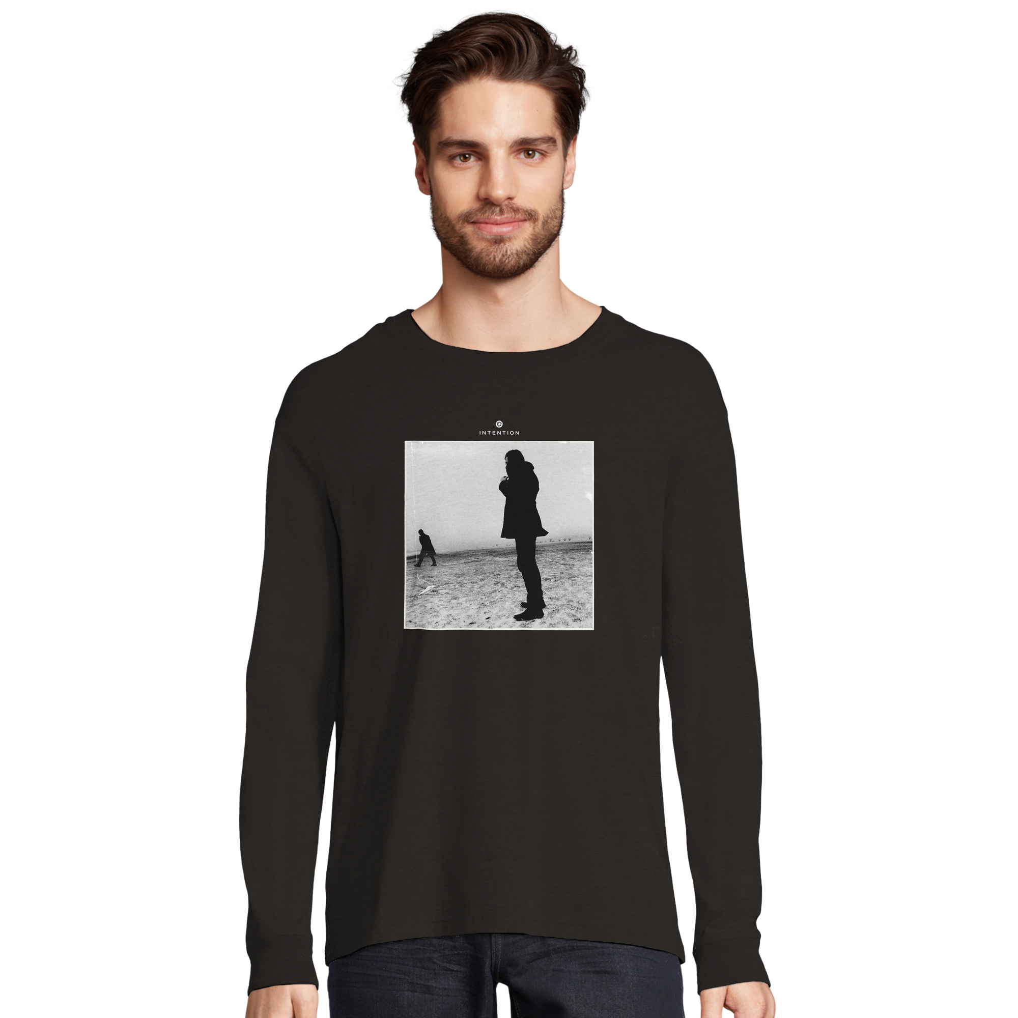 Compassion - "The Space We Share" Long sleeve Deep Black 3