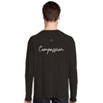 Compassion - "The Space We Share" Long sleeve Deep Black 4