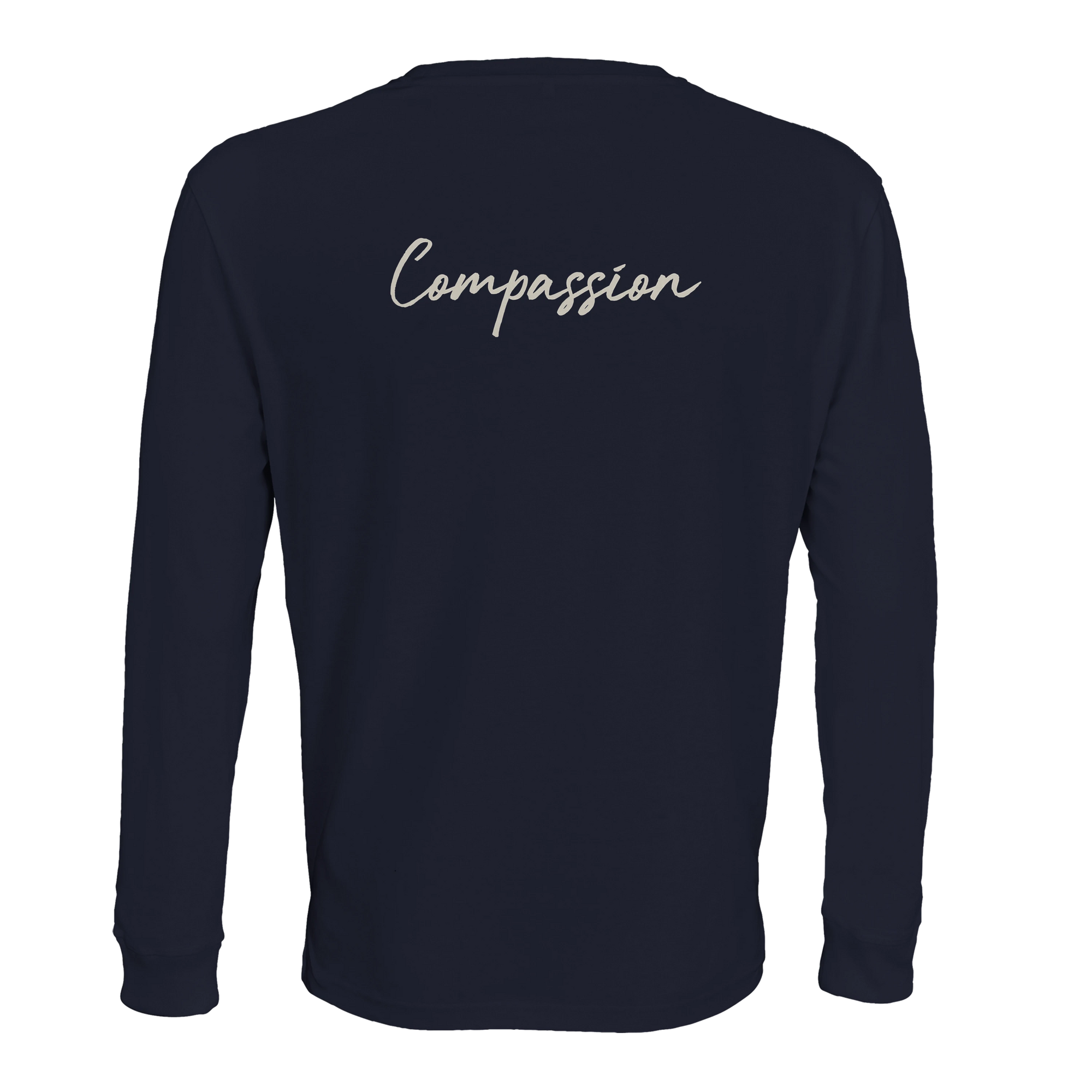Compassion - "The Space We Share" Long sleeve French Navy 2
