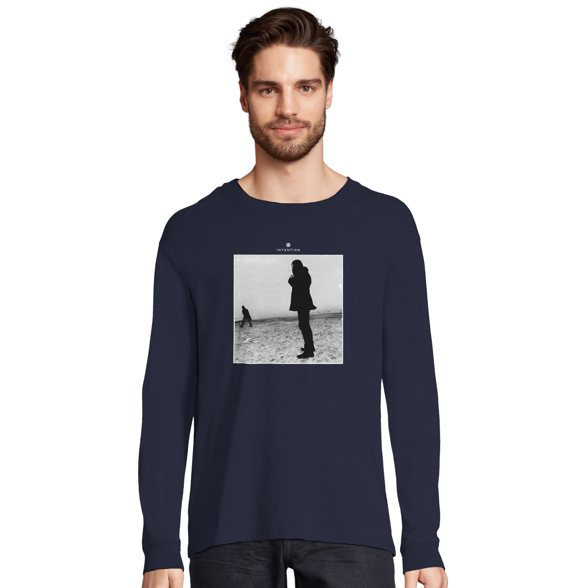 Compassion - "The Space We Share" Long sleeve French Navy 3