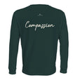 Compassion - "The Space We Share" Long sleeve green empire 2