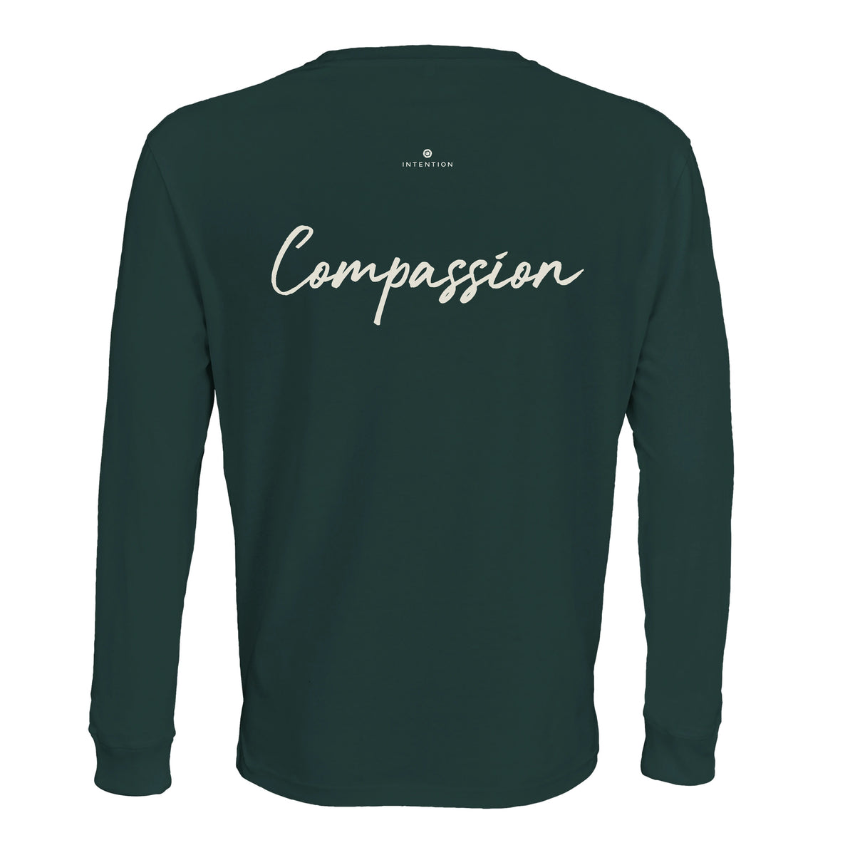 Compassion - "The Space We Share" Long sleeve green empire 2