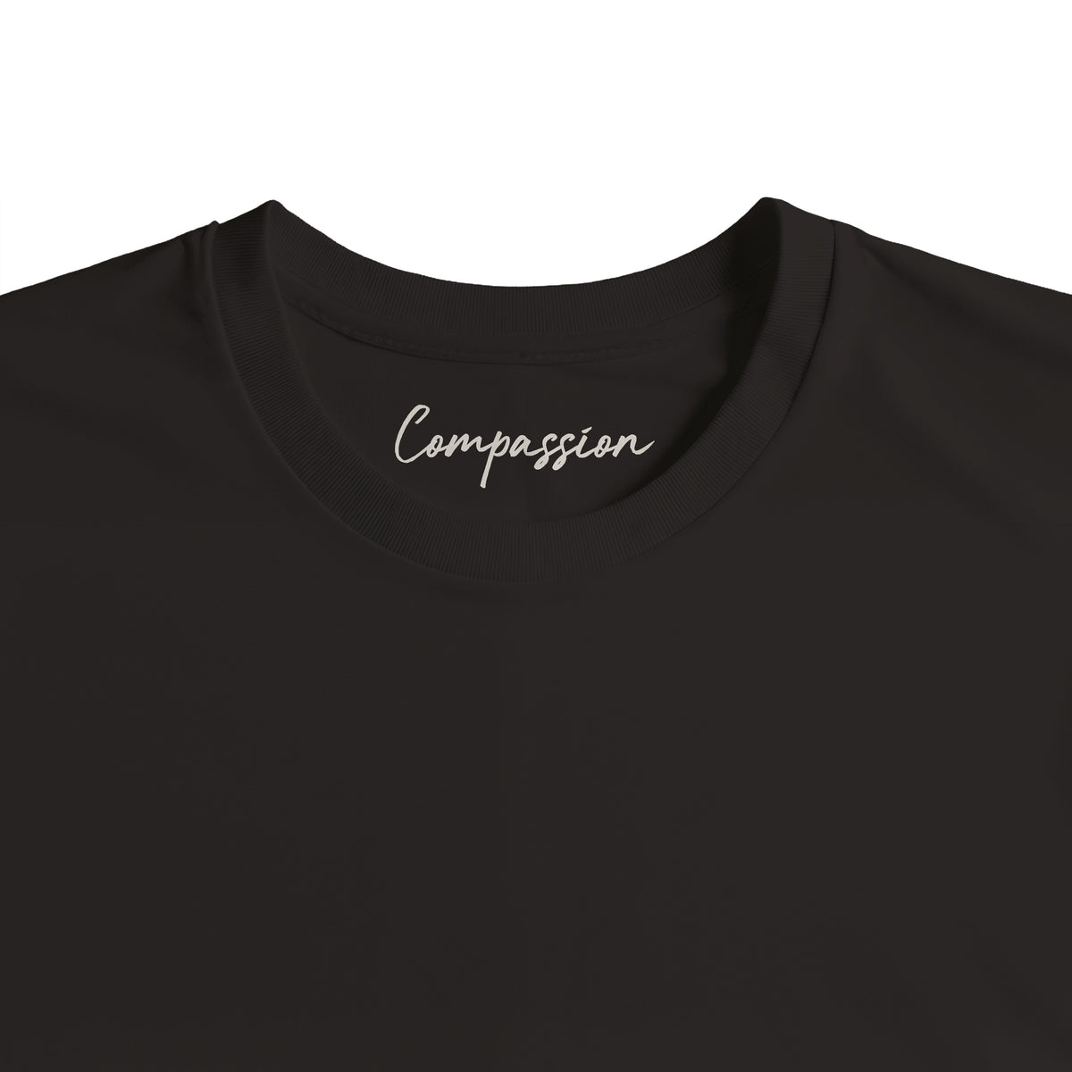 Compassion - "The Space We Share" T-shirt Deep Black 2