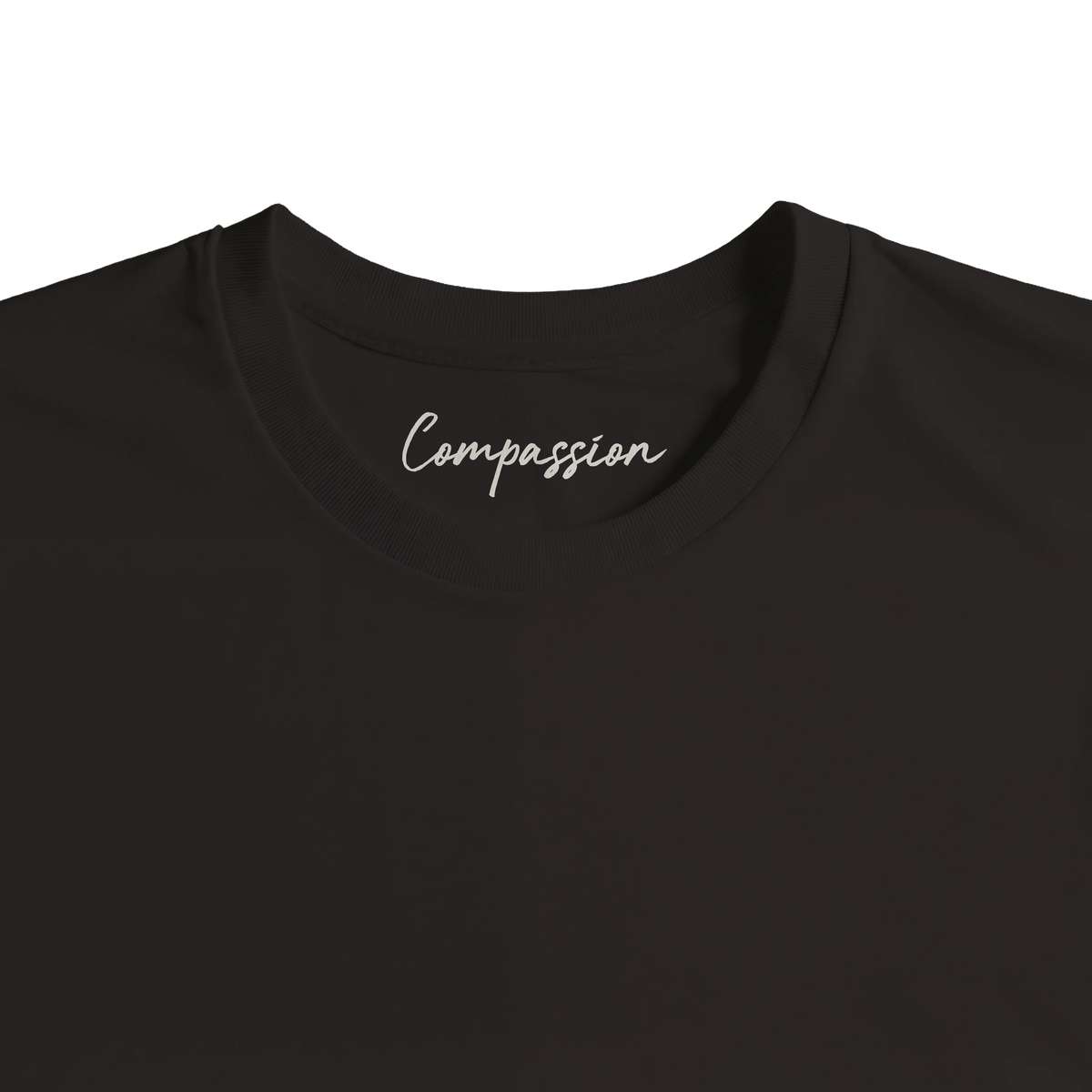 Compassion - "The Space We Share" T-shirt Deep Black 2