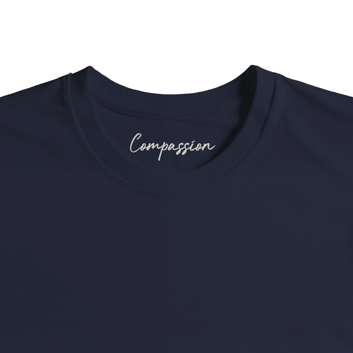 Compassion - "The Space We Share" T-shirt French Navy 2