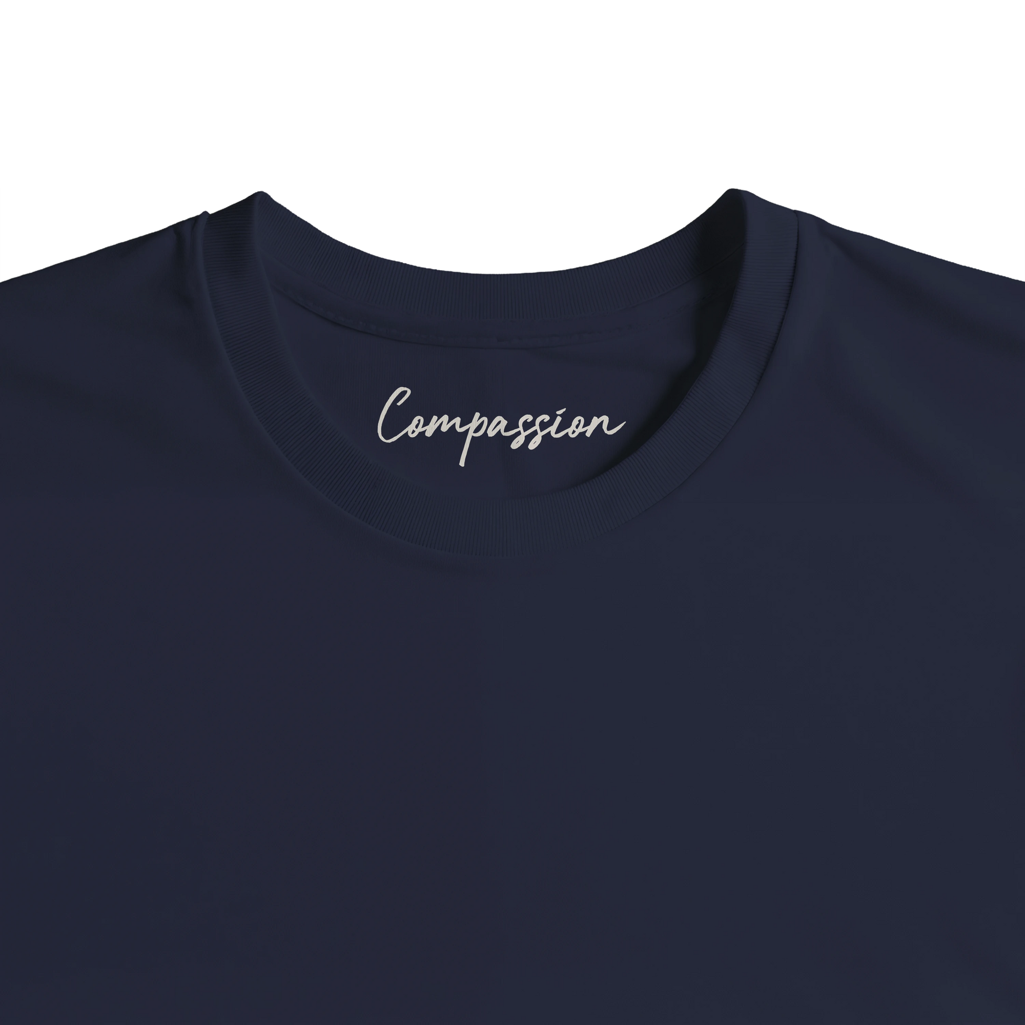 Compassion - "The Space We Share" T-shirt French Navy 2