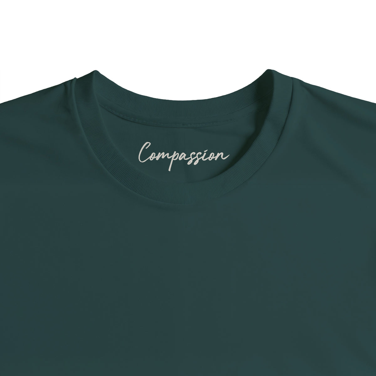 Compassion - "The Space We Share" T-shirt green empire 2