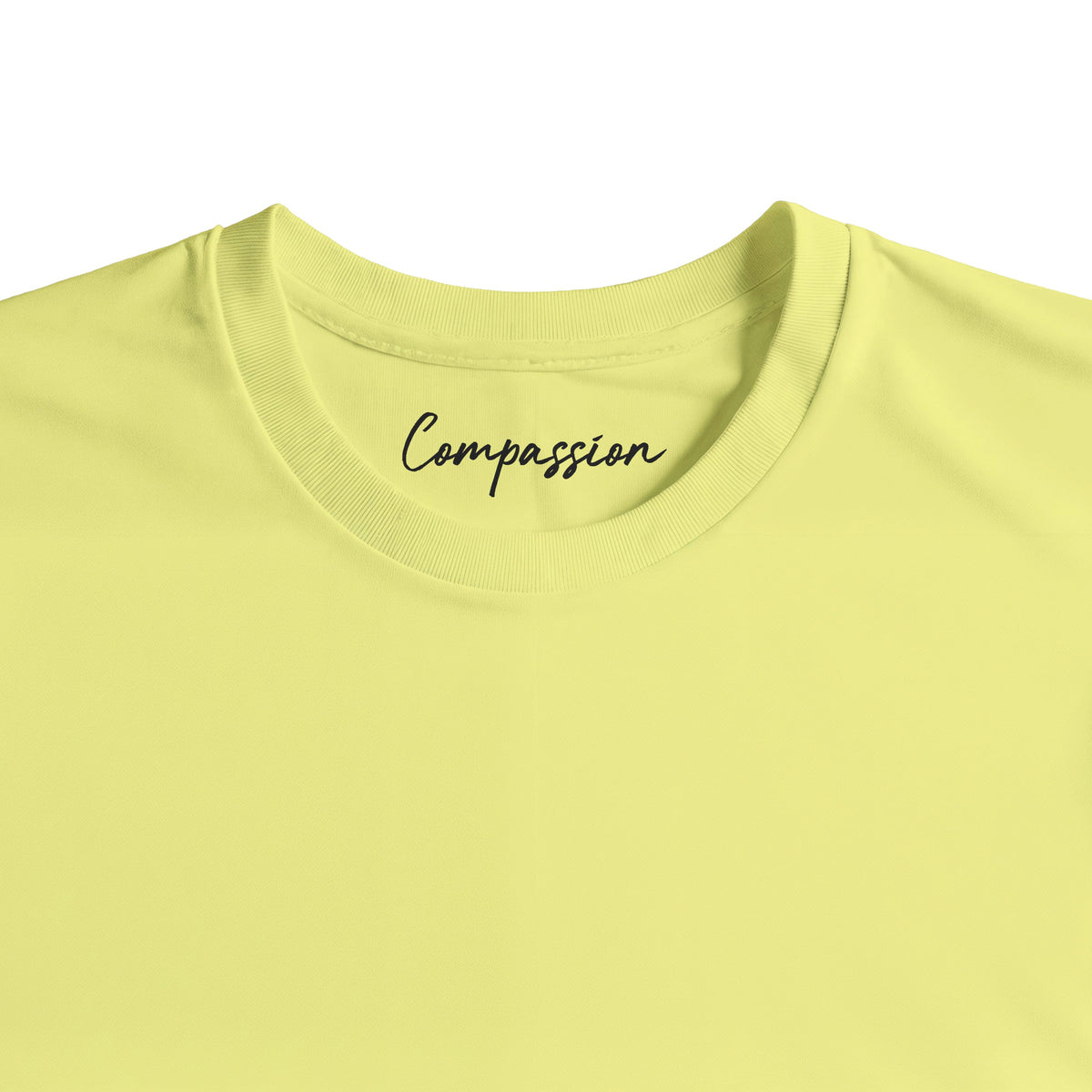 Compassion - "The Space We Share" T-shirt Light Yellow 2