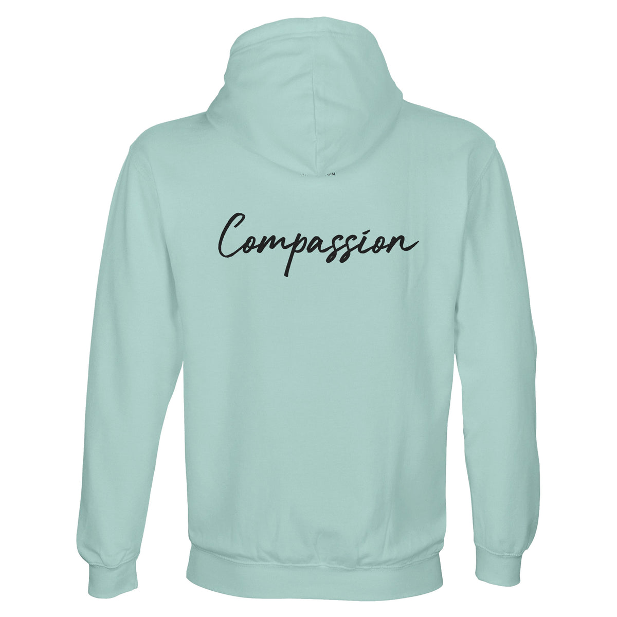 Compassion - "The Space We Share" Hoodie arctic blue 2