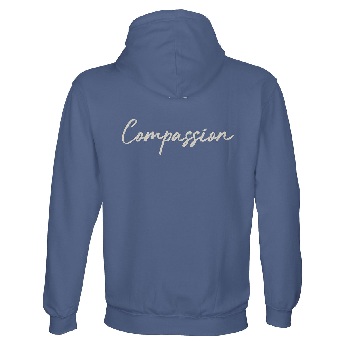 Compassion - "The Space We Share" Hoodie Blue 2