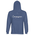 Compassion - "The Space We Share" Hoodie Blue 3