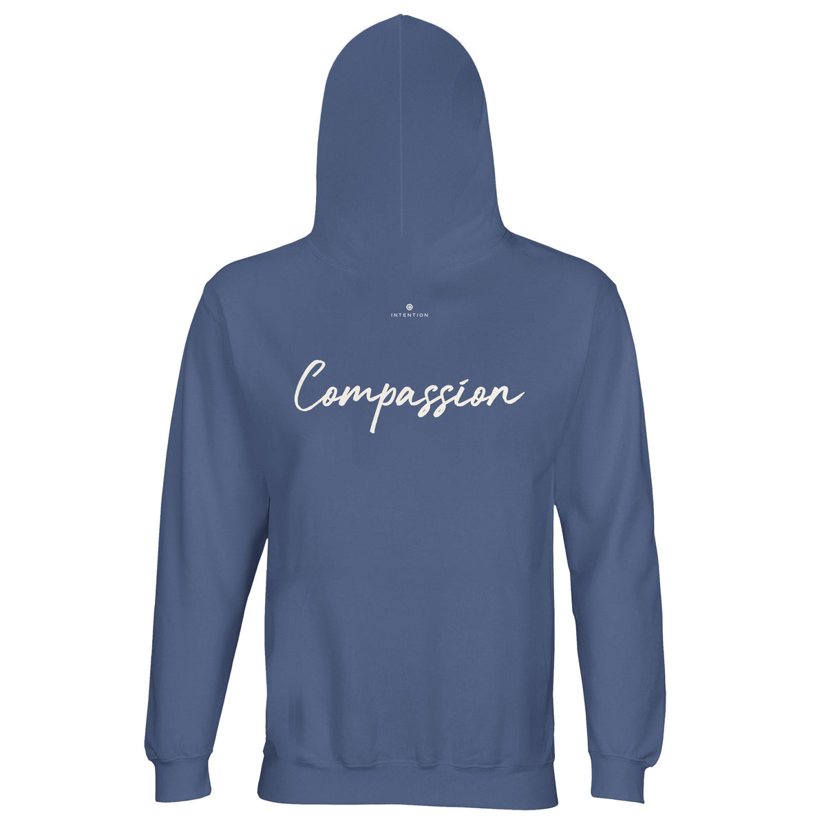 Compassion - "The Space We Share" Hoodie Blue 3