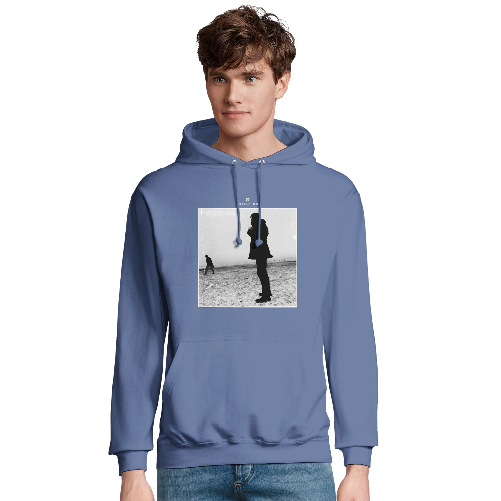 Compassion - "The Space We Share" Hoodie Blue 3