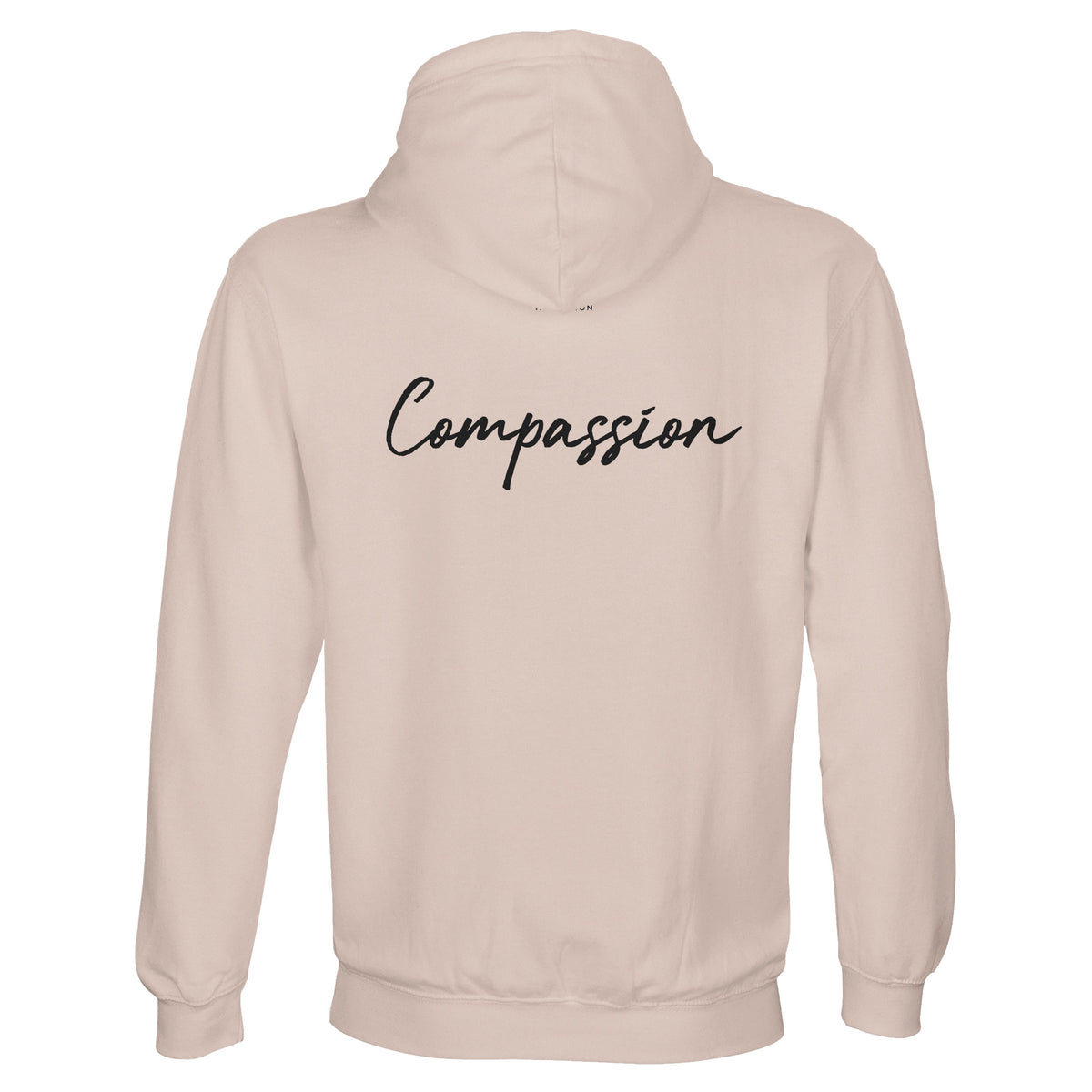 Compassion - "The Space We Share" Hoodie creamy pink 2