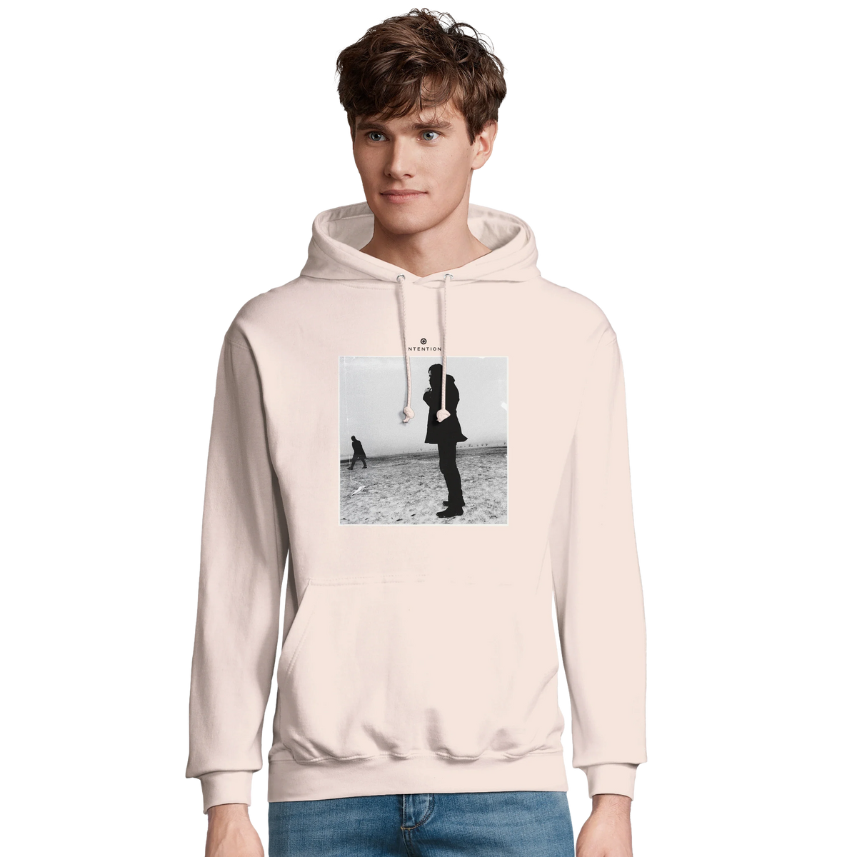 Compassion - "The Space We Share" Hoodie creamy pink 3