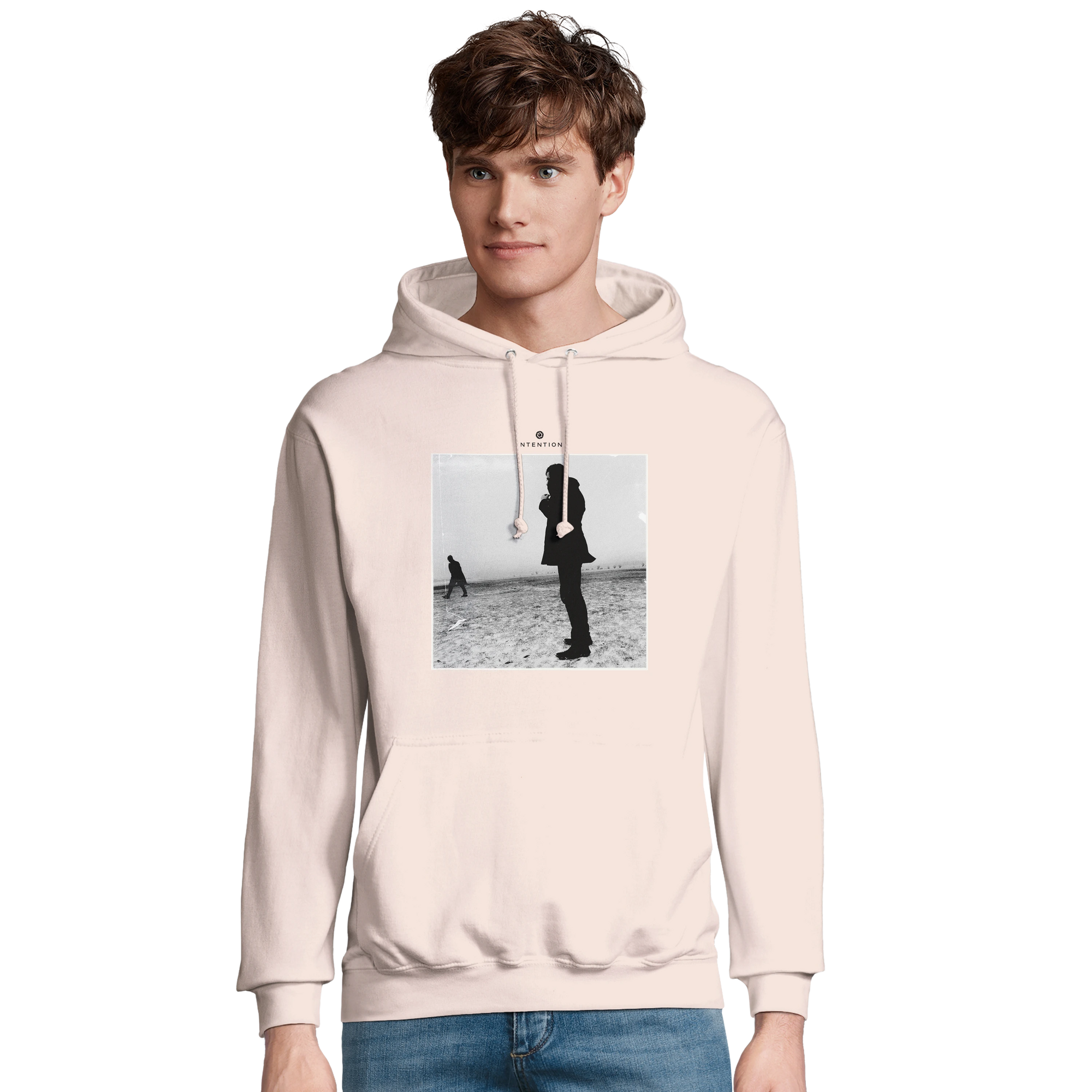 Compassion - "The Space We Share" Hoodie creamy pink 3