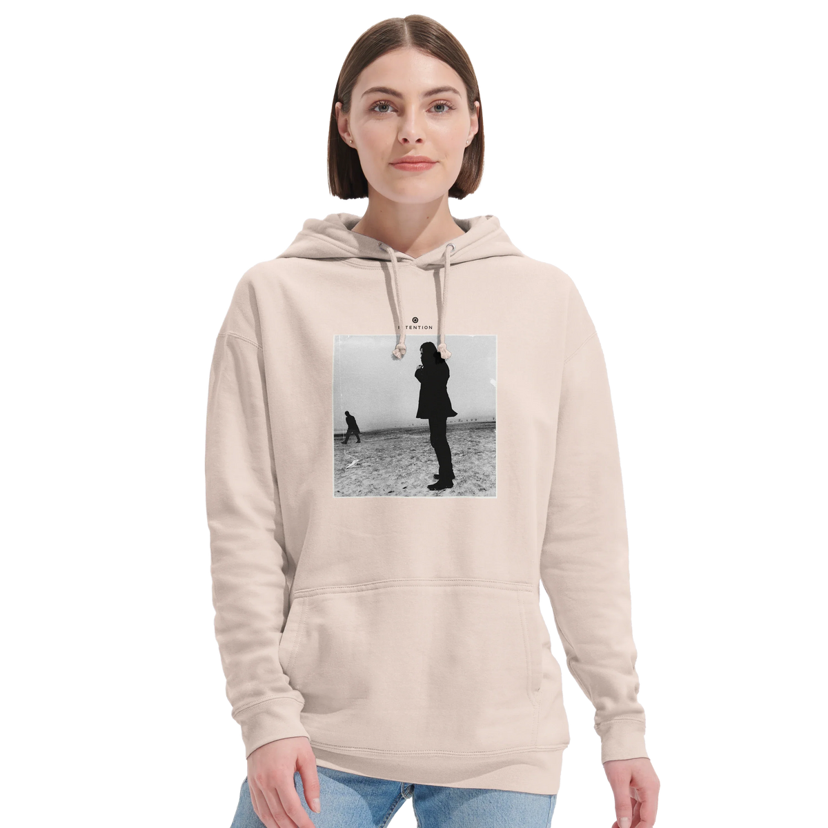 Compassion - "The Space We Share" Hoodie creamy pink 5