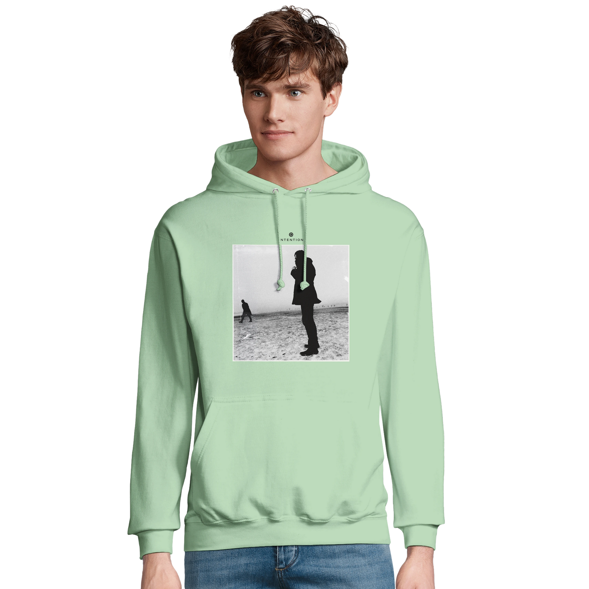 Compassion - "The Space We Share" Hoodie frozen green 3