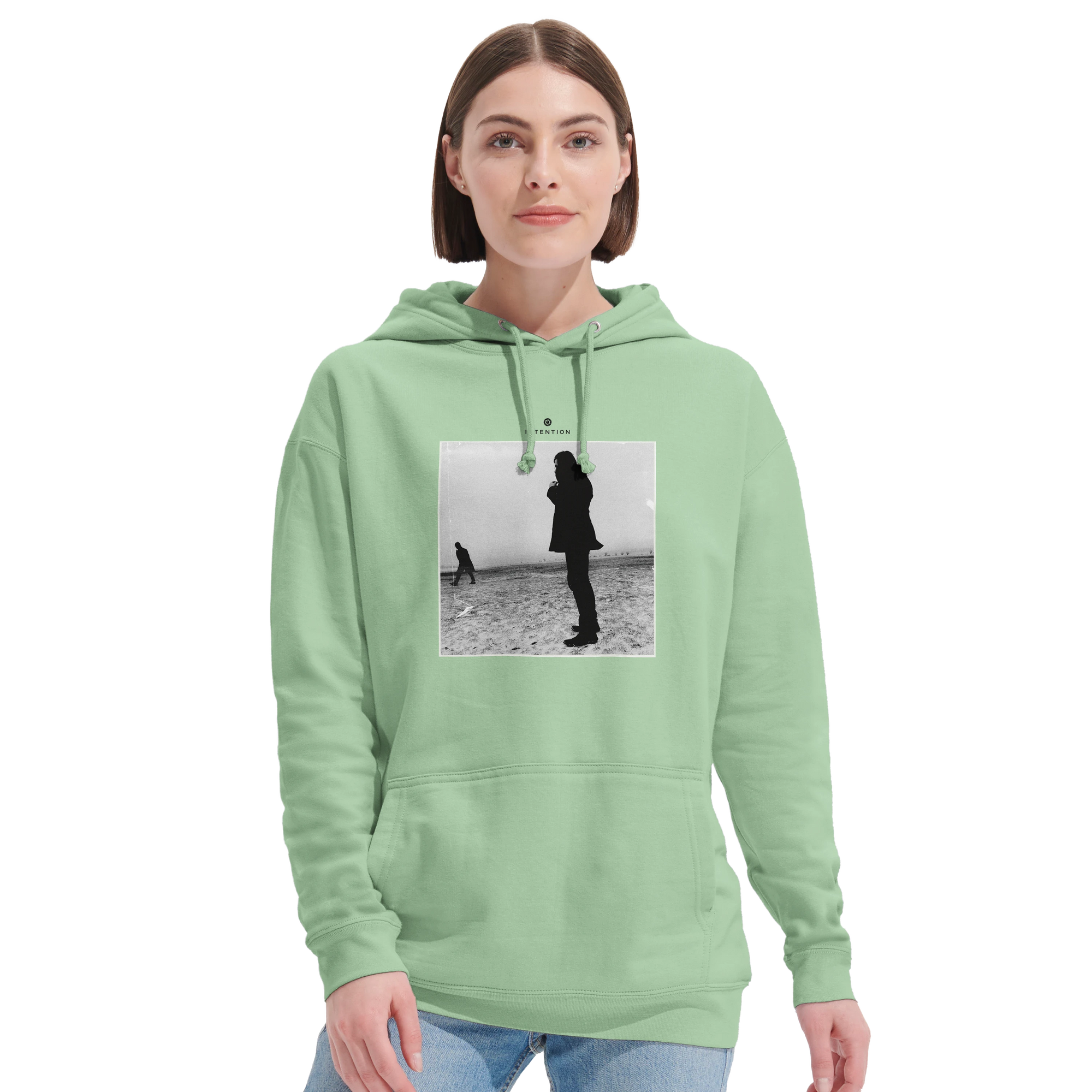 Compassion - "The Space We Share" Hoodie frozen green 5
