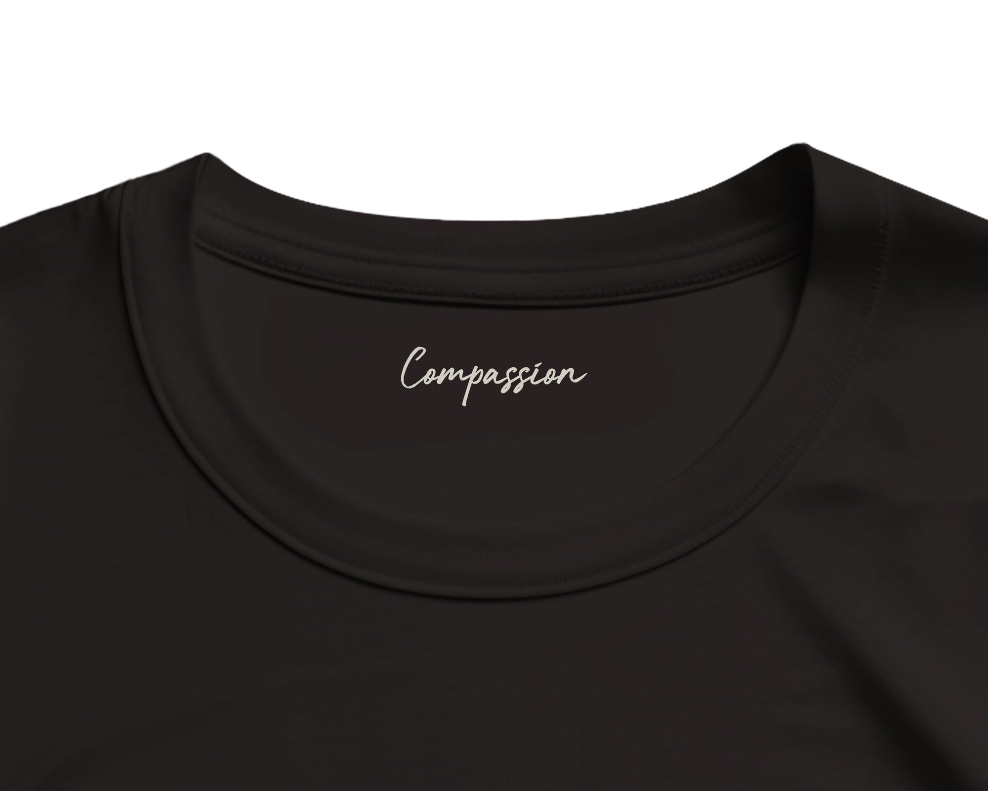 Compassion - "The Space We Share" T-shirt Deep Black 2