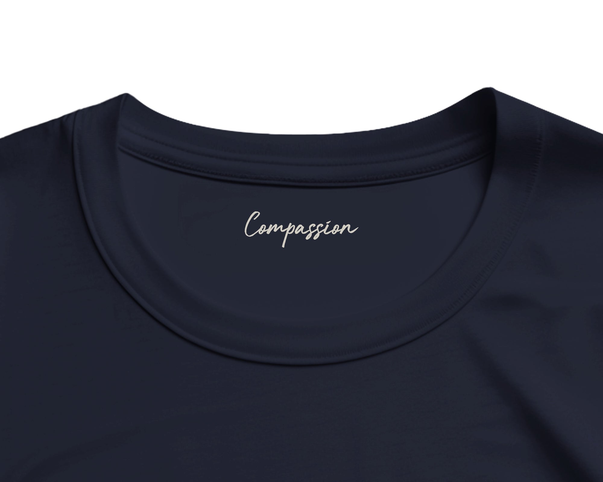 Compassion - "The Space We Share" T-shirt French Navy 2