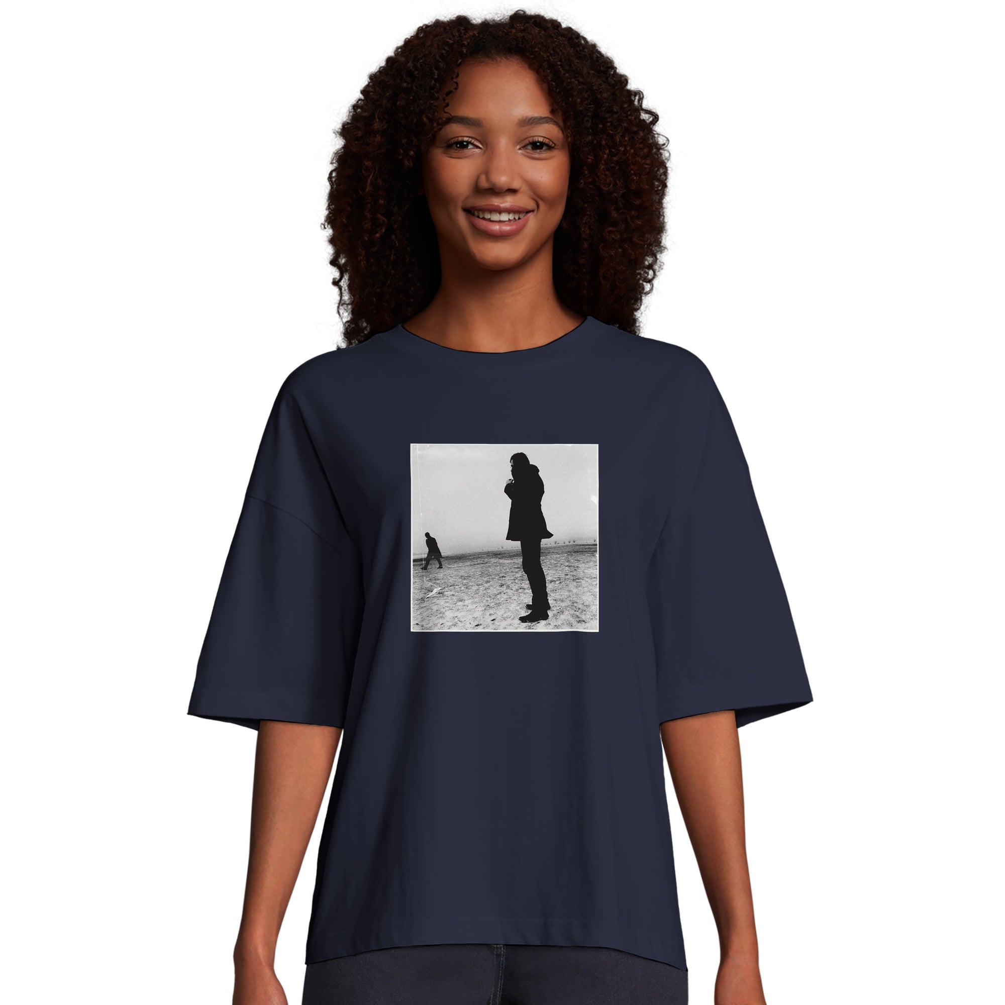 Compassion - "The Space We Share" T-shirt French Navy 4