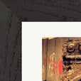 Blast Off Framed print 13x18 cm / 5x7″ Black frame corner detail