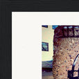 Wash It Framed print 13x18 cm / 5x7″ Black frame corner detail