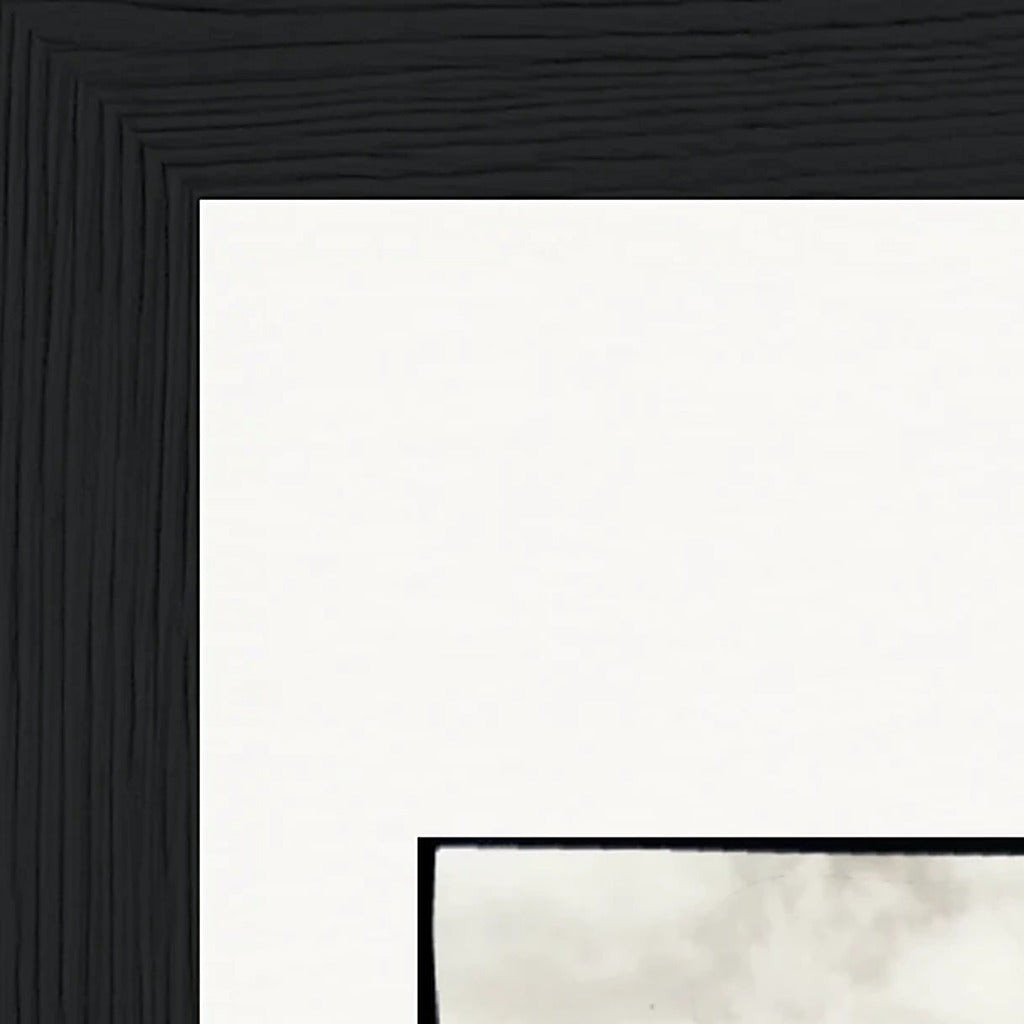 Ready to Fly Framed print 13x18 cm / 5x7″ Black frame corner detail