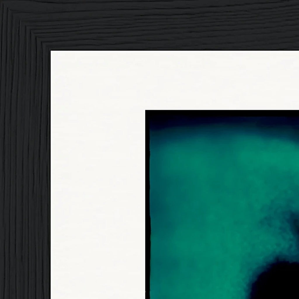 Dancing Cowboy Framed print 13x18 cm / 5x7″ Black frame corner detail