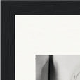 Synch'd Hands Framed print 13x18 cm / 5x7″ Black frame corner detail
