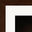 A Dreamer’s Strength Framed print 13x18 cm / 5x7″ Dark wood frame corner detail