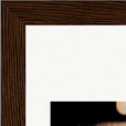 Have a Looksie Framed print 13x18 cm / 5x7″ Dark wood frame corner detail