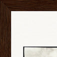 Ready to Fly Framed print 13x18 cm / 5x7″ Dark wood frame corner detail