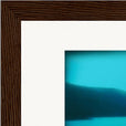 Northern Soul Framed print 13x18 cm / 5x7″ Dark wood frame corner detail